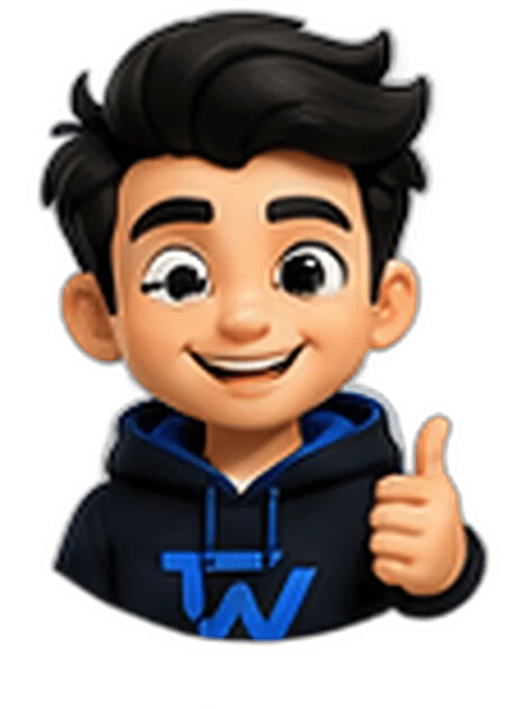 Tid, the TidWeb mascot, beside the contact options