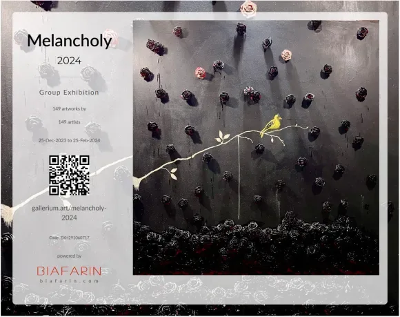 Melancholy 2024 group exhibition poster